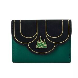 Elegant Black and Green Women's Wallet